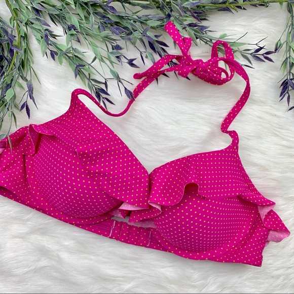 aerie Other - Aerie “Nina” Push Up Ruffle Bikini